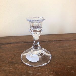 Small but pretty! Crystal candlestick.